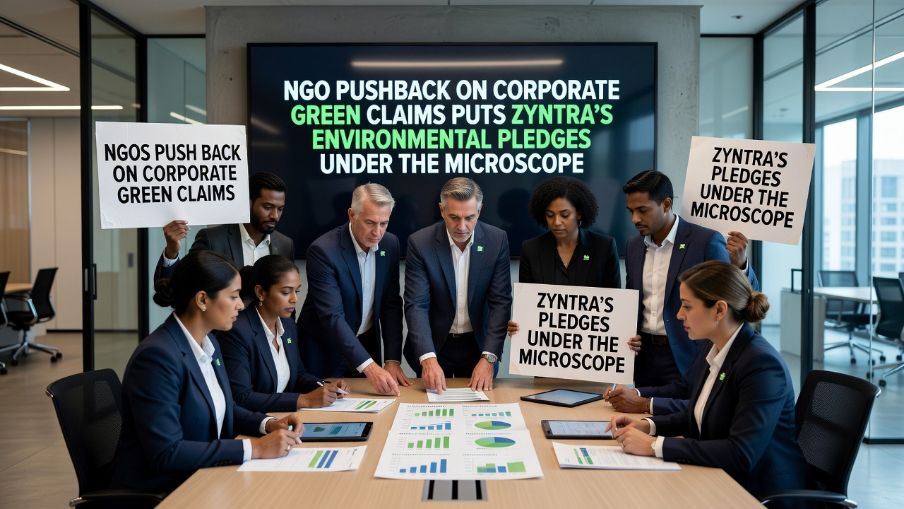 NGO Campaigns Challenge Zyntra's Corporate Environmental Assertions